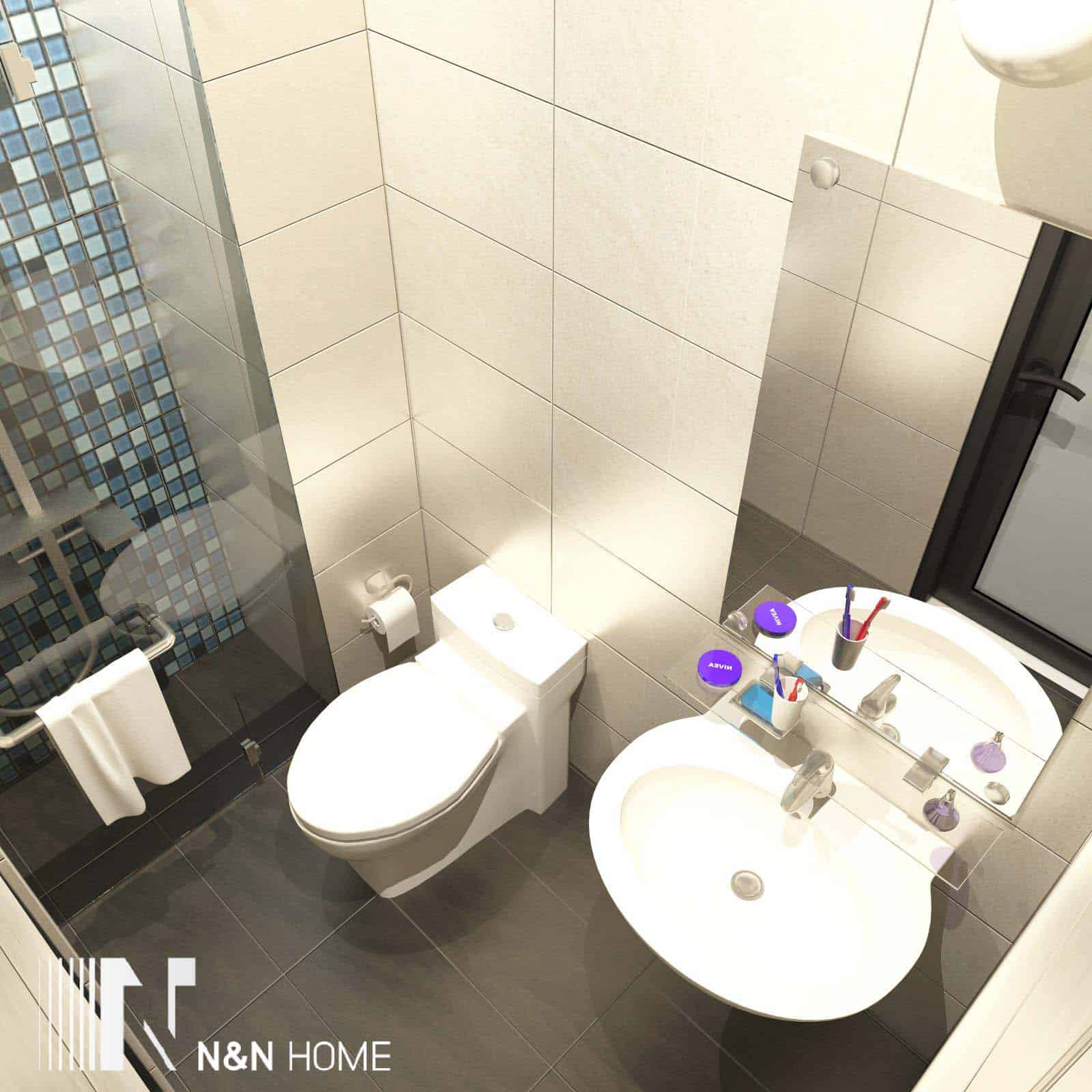 WC ngôi nhà 4m x 5m N&N Home xây dựng ở Tân Phú thoải mái, tiện nghi – 1