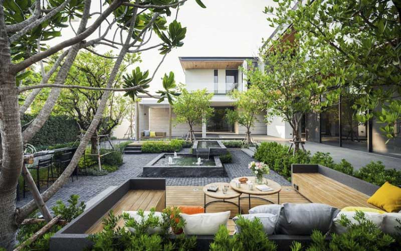 15+ ý tưởng thiết kế nhà vườn 2 tầng đẹp ngây ngất xu hướng 2023